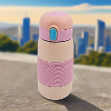 Insulated Stainless Steel Bottle With Rubber Grip (420 ML)
