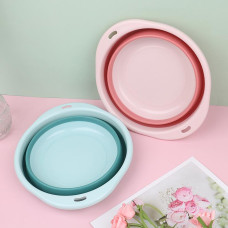 MULTI-PURPOSE PORTABLE COLLAPSIBLE FOLDING TUB, WITH HANGING HOLE & SAVE STORAGE SPACE, ALSO USE FOR MULTI USE