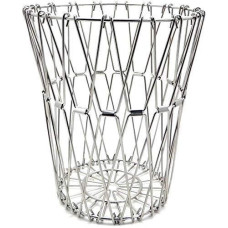 Multipurpose Fruit Basket Stainless Steel Wire Bowl Foldable Basket for Vegetable  /  Fruits  /  Dining