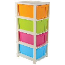 Multipurpose Modular Drawer Organizer Storage Box - 4 Layers