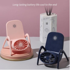 Portable Mobile Phone Holder Fan  Personal Fan Multi- Function Fan Handheld Charging Fan (Battery Not Include)